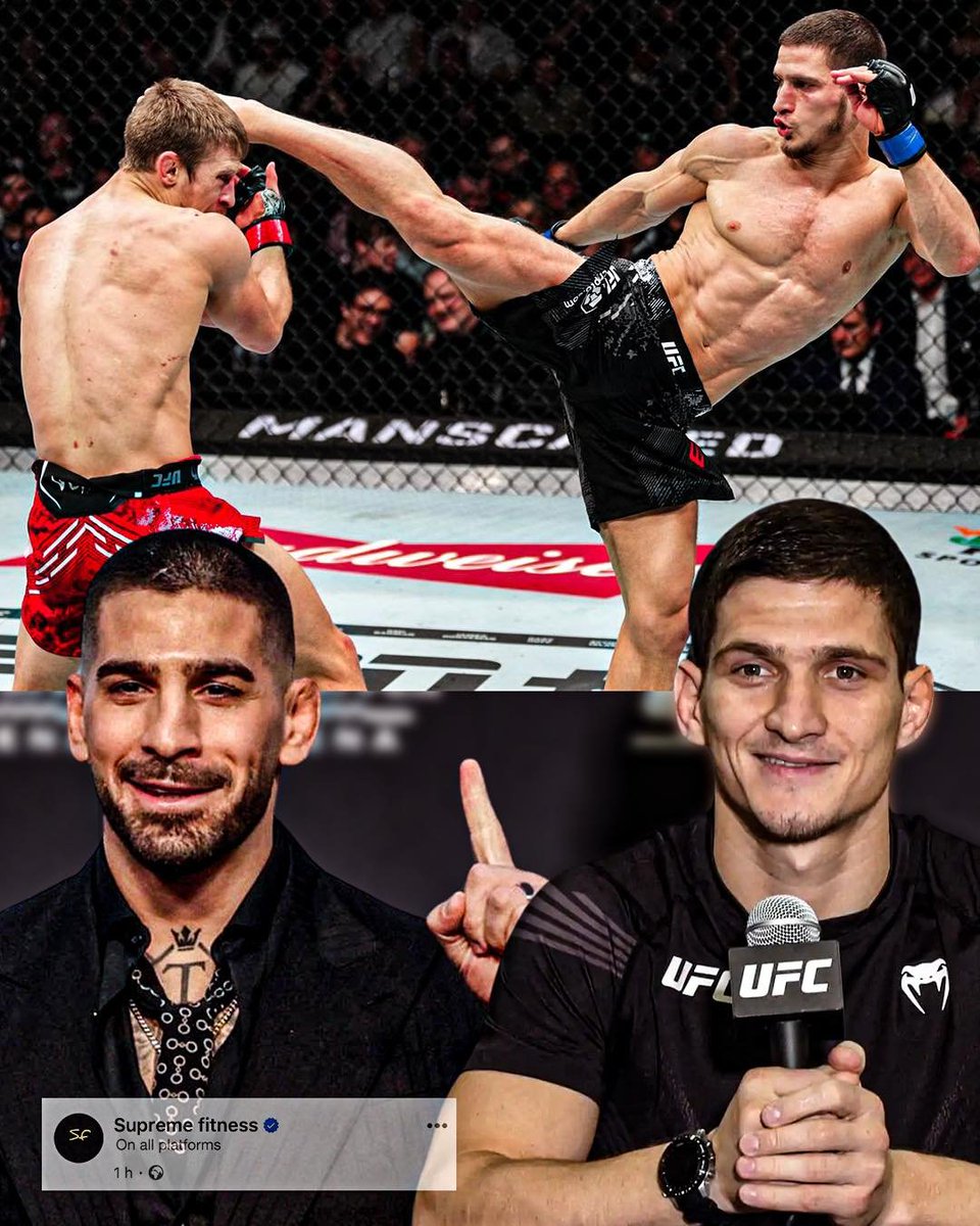 SupremeFitnessO's tweet image. Mosvar Evloev:

"I have a lot of respect for Topuria and I respect what he has done. He is a great fighter."

"He beat great legends like Volkanovski and Holloway but they were good at their time, then they suffered a lot of damage, their level dropped and he beat them.

I don't
