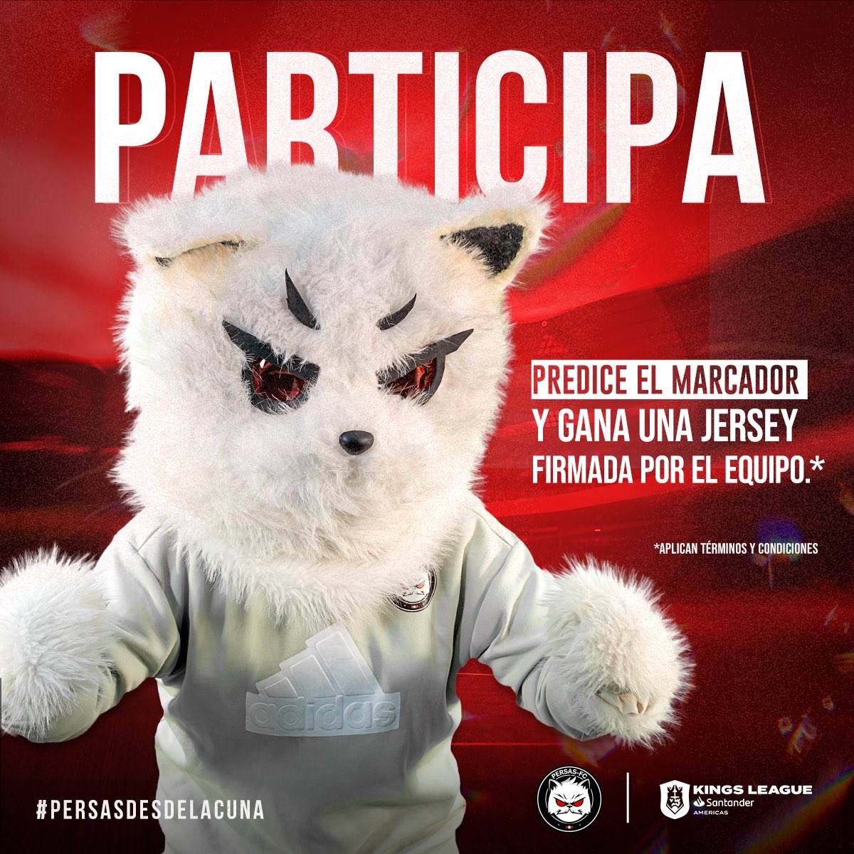 FCPersas's tweet photo. GÁNATE UNA JERSEY AUTOGRAFIADA POR EL EQUIPO 🙀⭐️

PREDICE EL MARCADOR FINAL EN COMENTARIOS Y LLÉVATE LA PODEROSA 🔥

Aplican términos y condiciones*
No incluye gastos de envío ❌
Solo se tomará en cuenta tu primera respuesta ✅

@gabybatocletti 

#persasdesdelacuna #kingsleague #Kingsleagueamericas #kingsleaguesantander