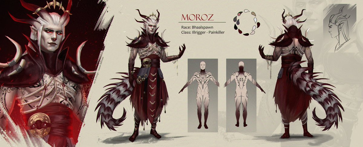 Art_Weeizard's tweet photo. Moroz - Ref Sheet for a clients DnD OC 🩸 https://t.co/VUKJtxP9Vf