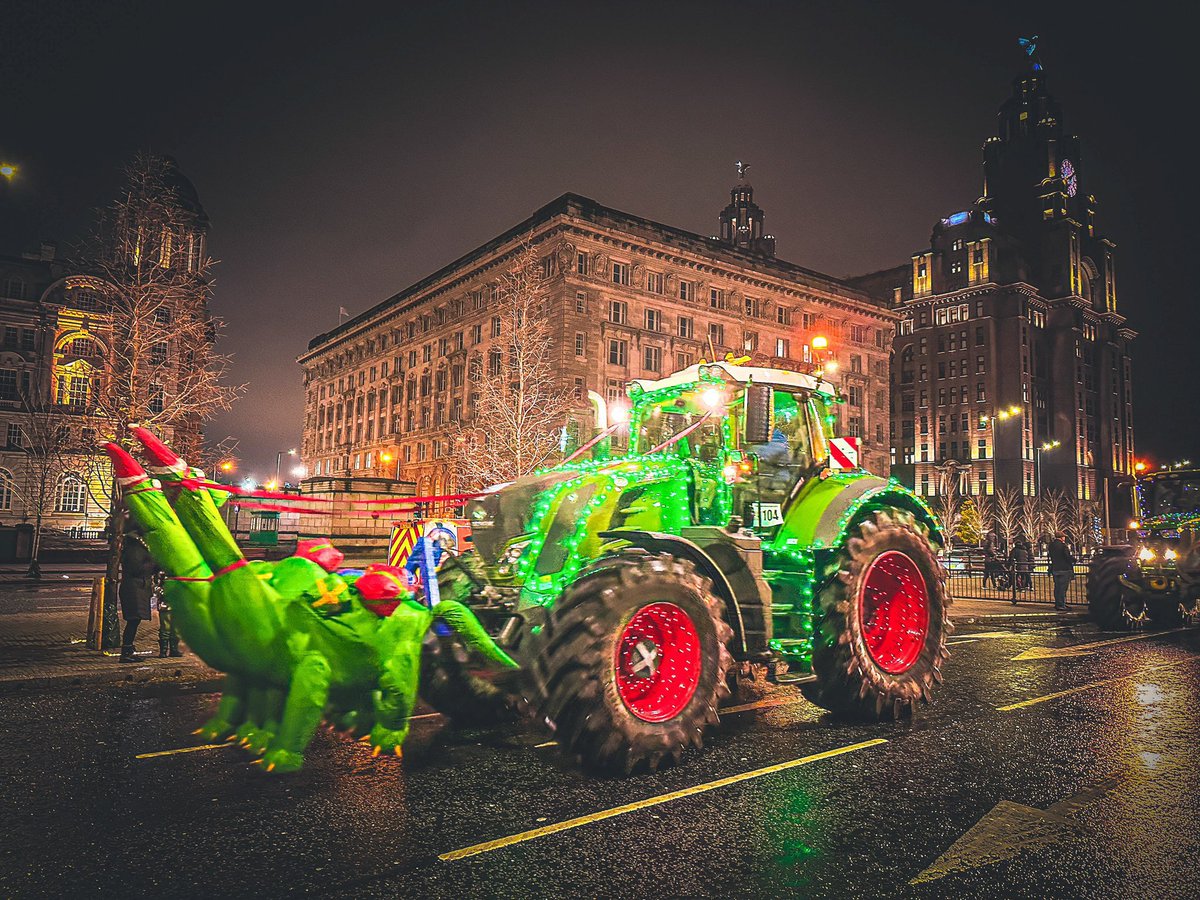 ✨ | The Christmas Tractor Convoy returns for its fifth year this Sunday. 

The popular annual event draws crowds to the streets of Liverpool to watch the spectacle with over 100 Christmas-decorated tractors.

READ MORE 👉 bit.ly/3TbZTUj
