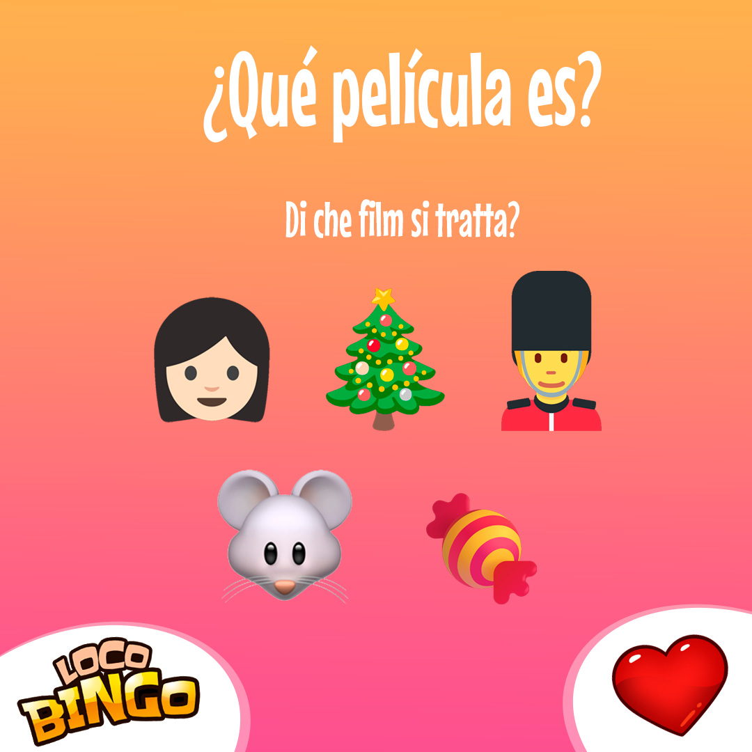 LocoBingo_game's tweet photo. 💥 RETO DEL EMOJI 💥 Dinos en los comentarios qué película se esconde detrás de estos emojis 🎬 ⬇️ ⬇️

💥 SFIDA DI EMOJI 💥 Raccontaci nei commenti quale film si nasconde dietro queste emoji 🎬 ⬇️ ⬇️

¡Canta BINGO! ➡️ https://t.co/kNbCojFZd3 https://t.co/vJeeXBZ3vF