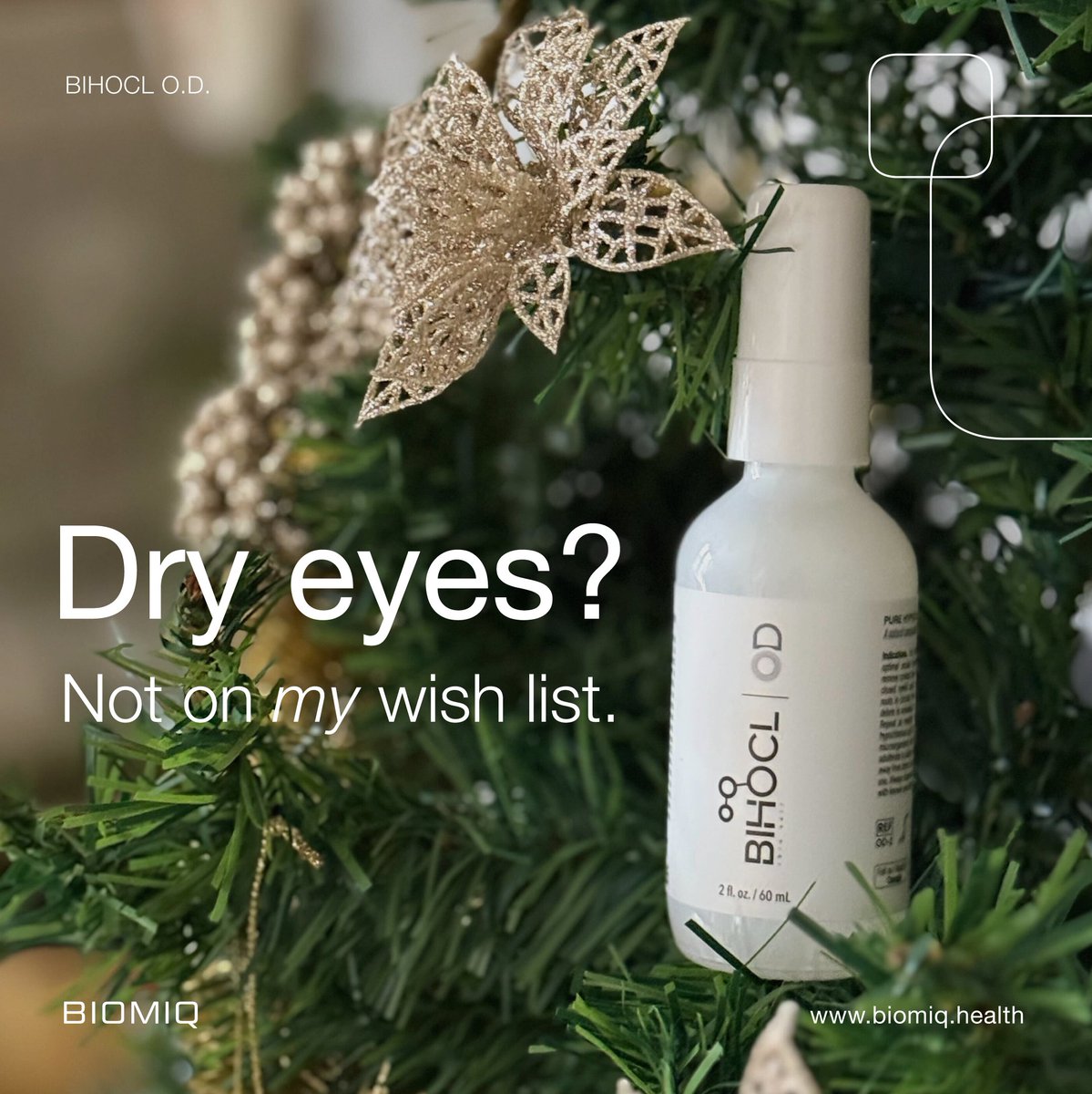 Little comforts matter: warm laughter, soft lights, eyes that see every twinkle. When eyes are calm, clear and not dry, holiday glow is brighter.

BIHOCL O.D. is HOCl for daily eyegiene, soothing dryness &amp; irritation.

hubs.li/Q030g5-F0

#HOCl #EyeHygiene #DryEye #BIHOCL