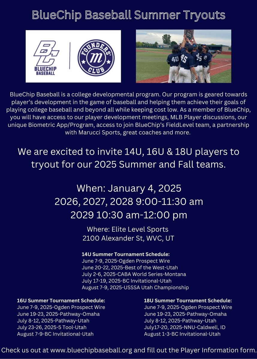 Looking for a good Summer/Fall program?  Check us out.