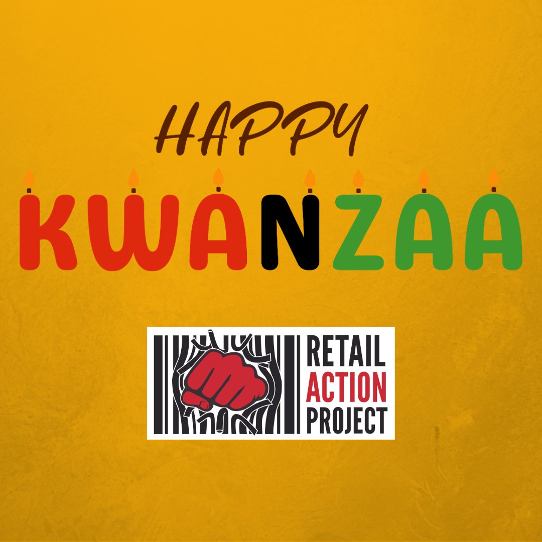 The #RetailActionProject wishes you a very happy Kwanzaa!