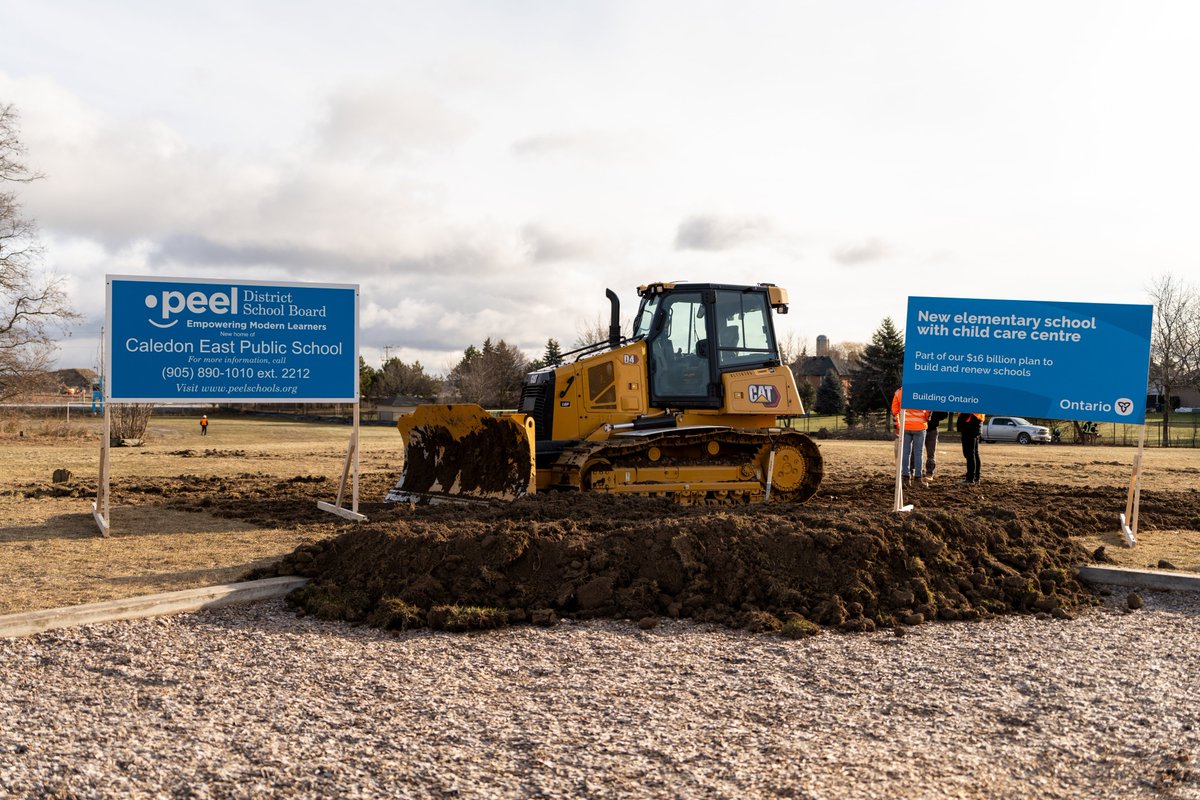 Jill Dunlop (@jilldunlop1) on Twitter photo Thrilled to join <a href="/SylviaJonesMPP/">Sylvia Jones</a> in #Caledon this morning to break ground on the new Caledon East Public School! 🏫
Our government is working to deliver a world-class education for students that best prepares them for the jobs of tomorrow. That includes supporting projects like Thrilled to join <a href="/SylviaJonesMPP/">Sylvia Jones</a> in #Caledon this morning to break ground on the new Caledon East Public School! 🏫
Our government is working to deliver a world-class education for students that best prepares them for the jobs of tomorrow. That includes supporting projects like