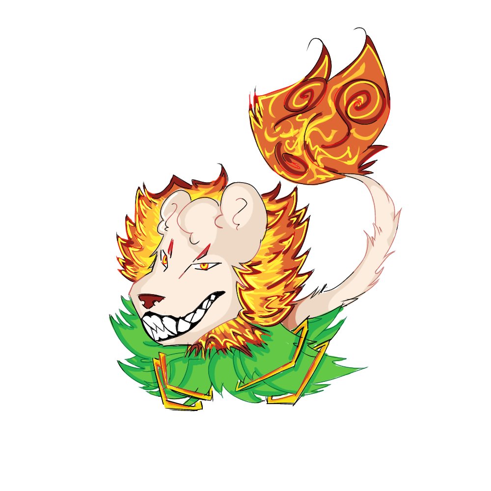 SunshineGriff's tweet image. hi guys, I&apos;m new here and I&apos;m going to post art (in the meantime, look at my fan plant :_))  
Name: flaming roar 
I will write information about him soon 
(most likely no one will see this post xd xd)
#PvZ2  #PvZ2art #plantsvszombies #pvzfanart