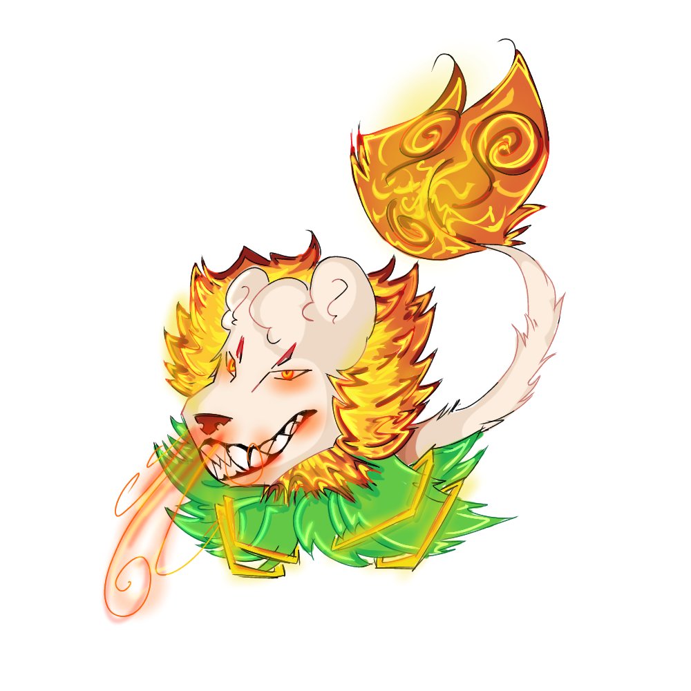 SunshineGriff's tweet image. hi guys, I&apos;m new here and I&apos;m going to post art (in the meantime, look at my fan plant :_))  
Name: flaming roar 
I will write information about him soon 
(most likely no one will see this post xd xd)
#PvZ2  #PvZ2art #plantsvszombies #pvzfanart