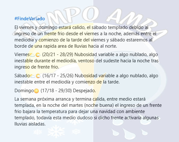 Tiempo AMBA tweet media