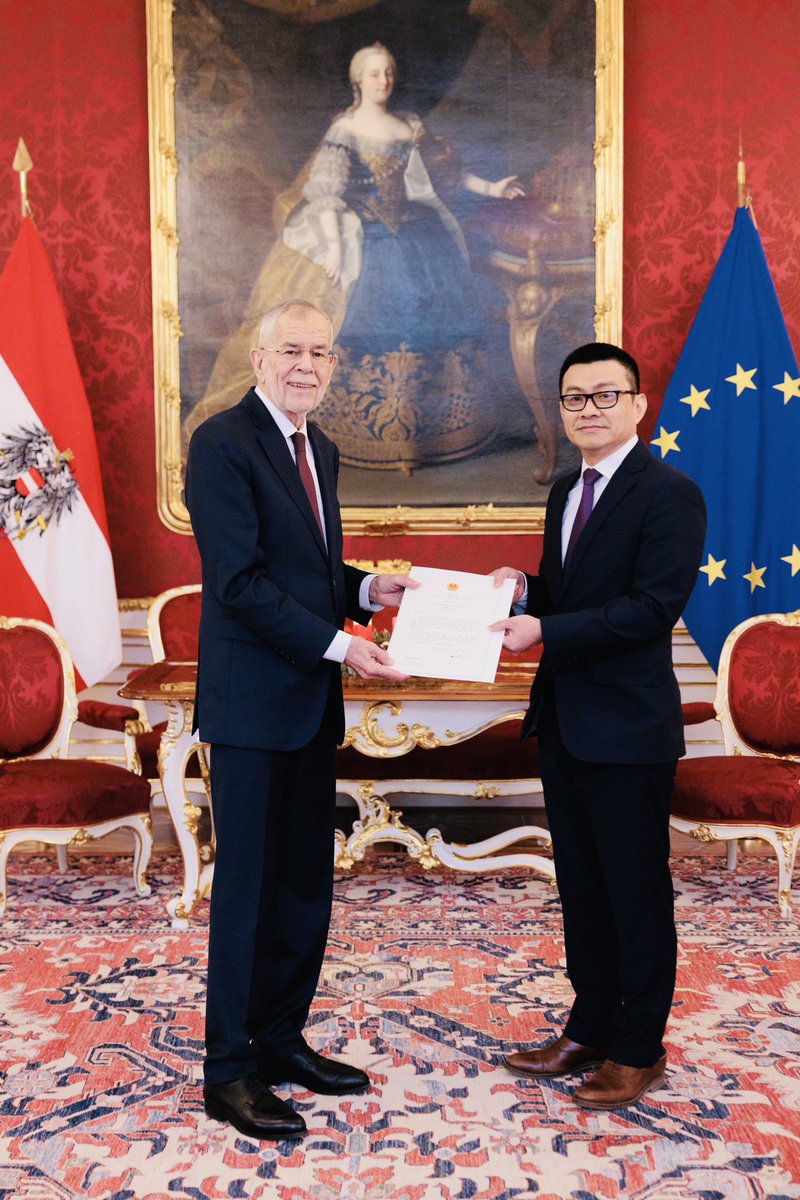 In my new capacity as Viet Nam’s Ambassador to Austria and Resident Representative to UN and international organizations in Vienna.