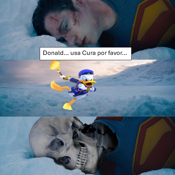 Marc_Mov's tweet photo. Superman si estuviera en Kingdom Hearts 🤣🤣 https://t.co/PY43iyc9P7