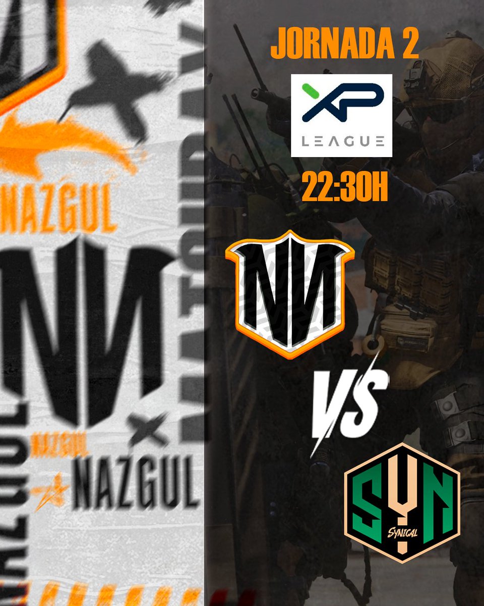 NazgulNation's tweet photo. Nuestro equipo NN de #COD disputará la 2a jornada de la @XP_europe 🆚 #Synical
📹Retransmitido en el canal de: @NayDRage
🔫@naydrage
🔫@DixTheKid
🔫@hastryk99
🔫@ViTtoo__
Fuerza chicos!🔥 #GoNN https://t.co/p6tSiZFUQo