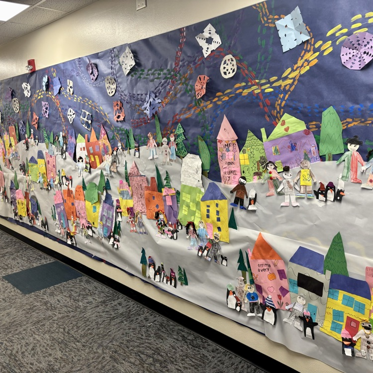 AberdeenOMT's tweet photo. 🎨This week in art, OMT students created a winter-themed collaborative mural! ❄️
#goeagles #asdomt #aberdeenpublicschools https://t.co/t7iiZb6BPx