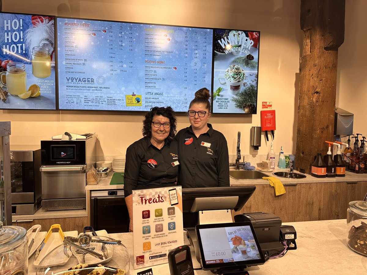 So excited with the new Insomnia cafe in Shelton Lock and the new store opening in January. Well done to Morgon. It’s going to be great.