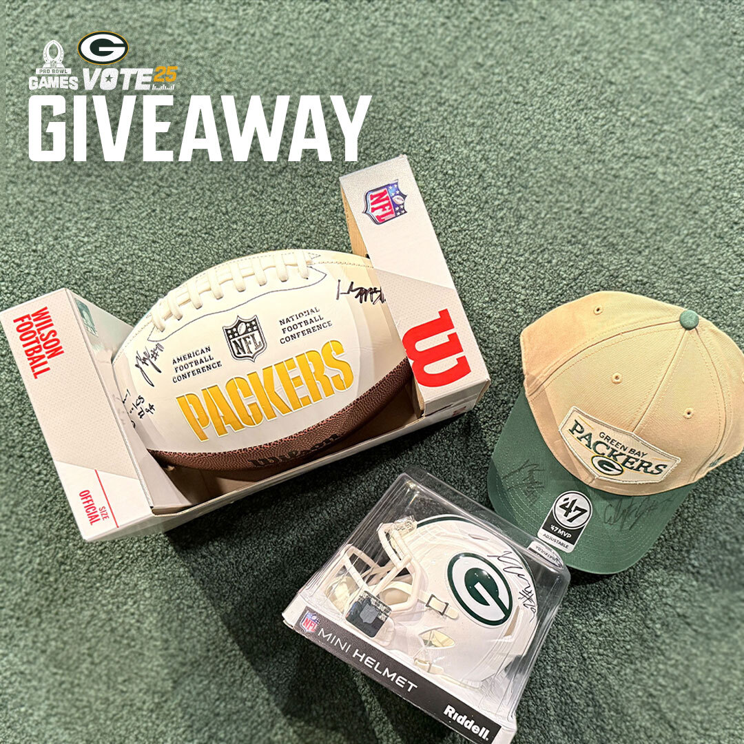 🚨 RT &amp; vote below for your chance to win a box of items autographed by Xavier McKinney, Elgton Jenkins, Josh Myers, Isaiah McDuffie, Karl Brooks, Keisean Nixon, and more!

Vote by using #ProBowlVote + player's first &amp; last name OR #ProBowlVote + player's X handle.

Rules: