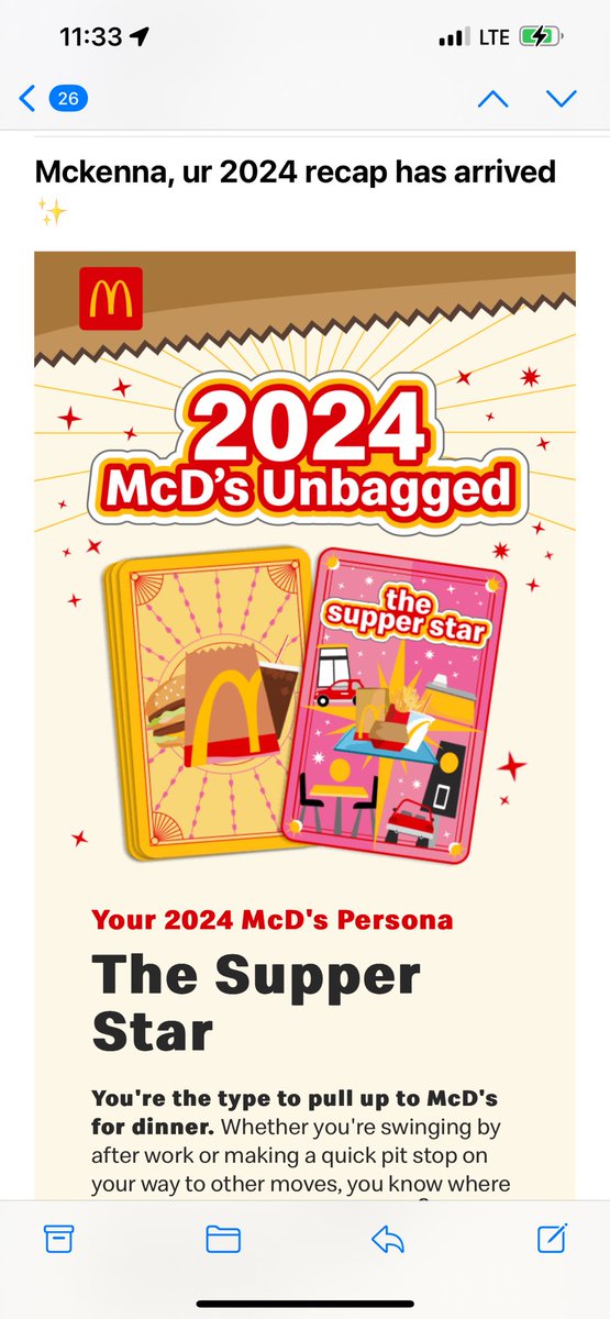 McKenna Kasowski (@mckennakasowski) on Twitter photo LMAO not everything needs an end-of-year "wrapped."
i rlly don't wanna know how many Oreo McFlurrys i ordered in 2024 😩
love u tho <a href="/McDonalds/">McDonald's</a> LMAO not everything needs an end-of-year "wrapped."
i rlly don't wanna know how many Oreo McFlurrys i ordered in 2024 😩
love u tho <a href="/McDonalds/">McDonald's</a>