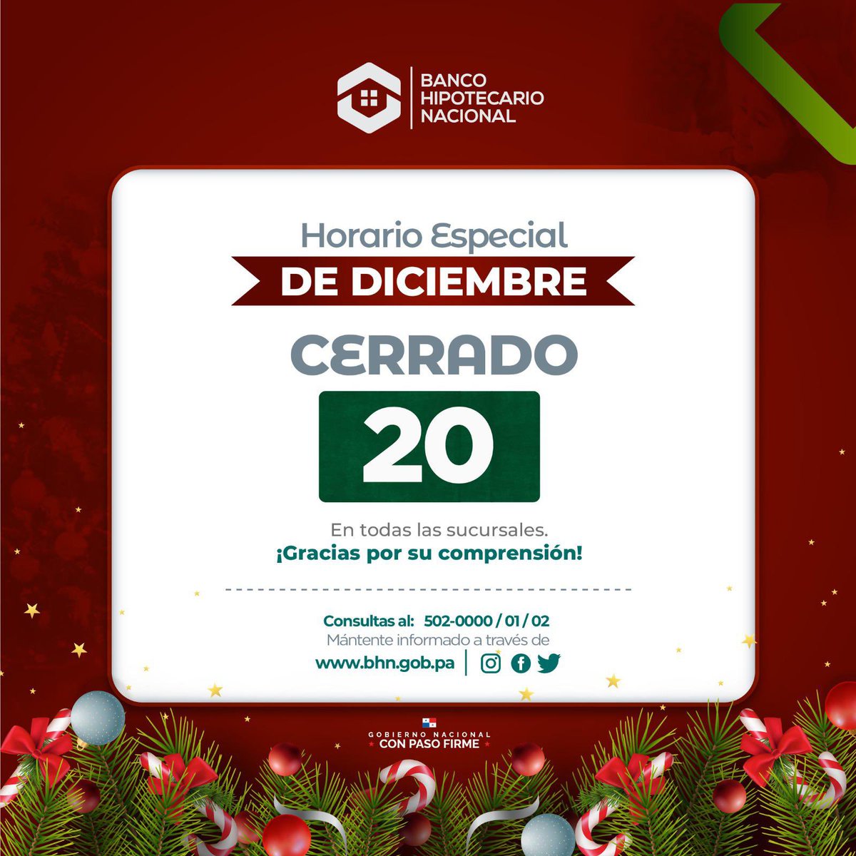 ¡Aviso Importante!✅#bhn #bancohipotecarionacional #ConPasoFirme