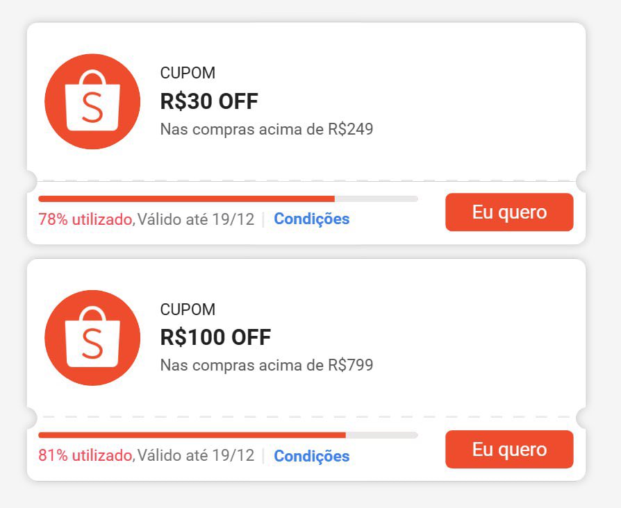 sddescontos's tweet photo. 🚨 MEGA QUINTA NA SHOPEE 🚨

🎟️ Cupons de desconto esgotando:

• R$30 off - APP TODOO
• R$100 off - APP TODOO

🔥 RESGATE AQUI: 
https://t.co/d7qWalqohq

Vai ter live! Ative o lembrete 👇🏼
https://t.co/yy2yhcF1Gc

#CoberturaSD #MegaQuinta #ShopeeBR https://t.co/tmqcDvmhWV