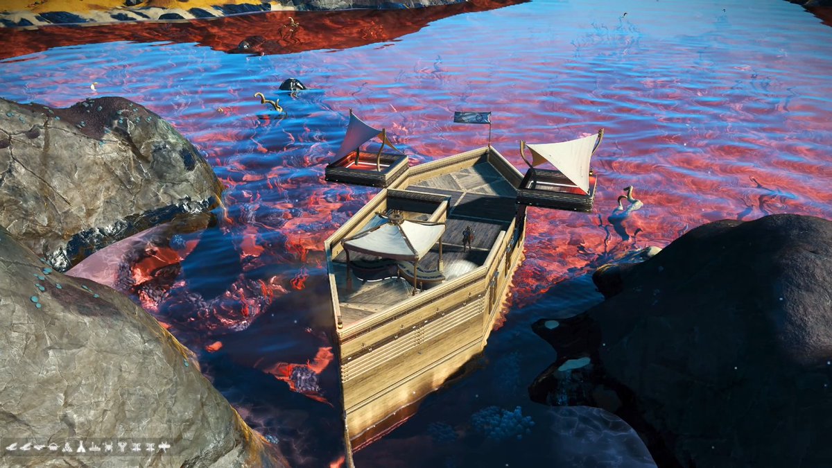 JackalXBL's tweet photo. @NoMansSky where theres water...a boat house must be had https://t.co/4BEvcPRhKt