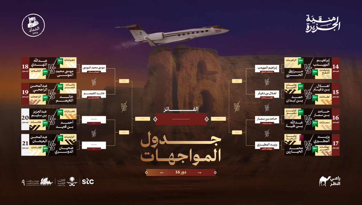 RaiAlnadhar's tweet image. جدولنــا بالمواجهـات الجديدة وصــل 🔥

بالمنقيـات المتأهلة 🐪

raialnadhar.com

الأمر احتدم 🔥وأنت الحكم

#منقية_الجزيرة
#راعي_النظر
#راعي_الشداد
#مهرجان_الملك_عبدالعزيز_للإبل9