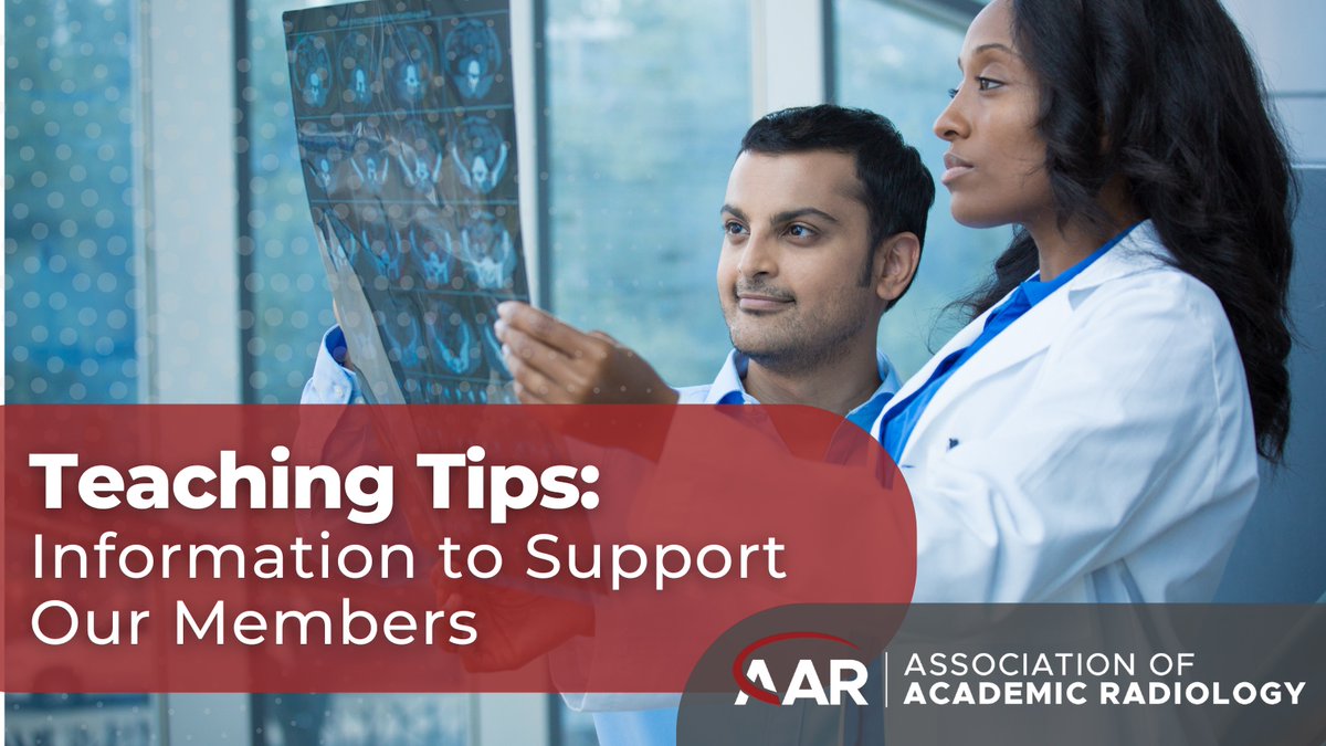 AAR (@aaradiol) on Twitter photo Teaching Tip Thursday:
"Try to focus on one key topic with your trainees each day (e.g., cranial nerve or temporal bone anatomy) and then emphasize those learning points at every readout you do together on that day."
c/o Chief Resident, Chelsea Life, from <a href="/CURadiology/">CU Radiology</a>
#MedEd Teaching Tip Thursday:
"Try to focus on one key topic with your trainees each day (e.g., cranial nerve or temporal bone anatomy) and then emphasize those learning points at every readout you do together on that day."
c/o Chief Resident, Chelsea Life, from <a href="/CURadiology/">CU Radiology</a>
#MedEd