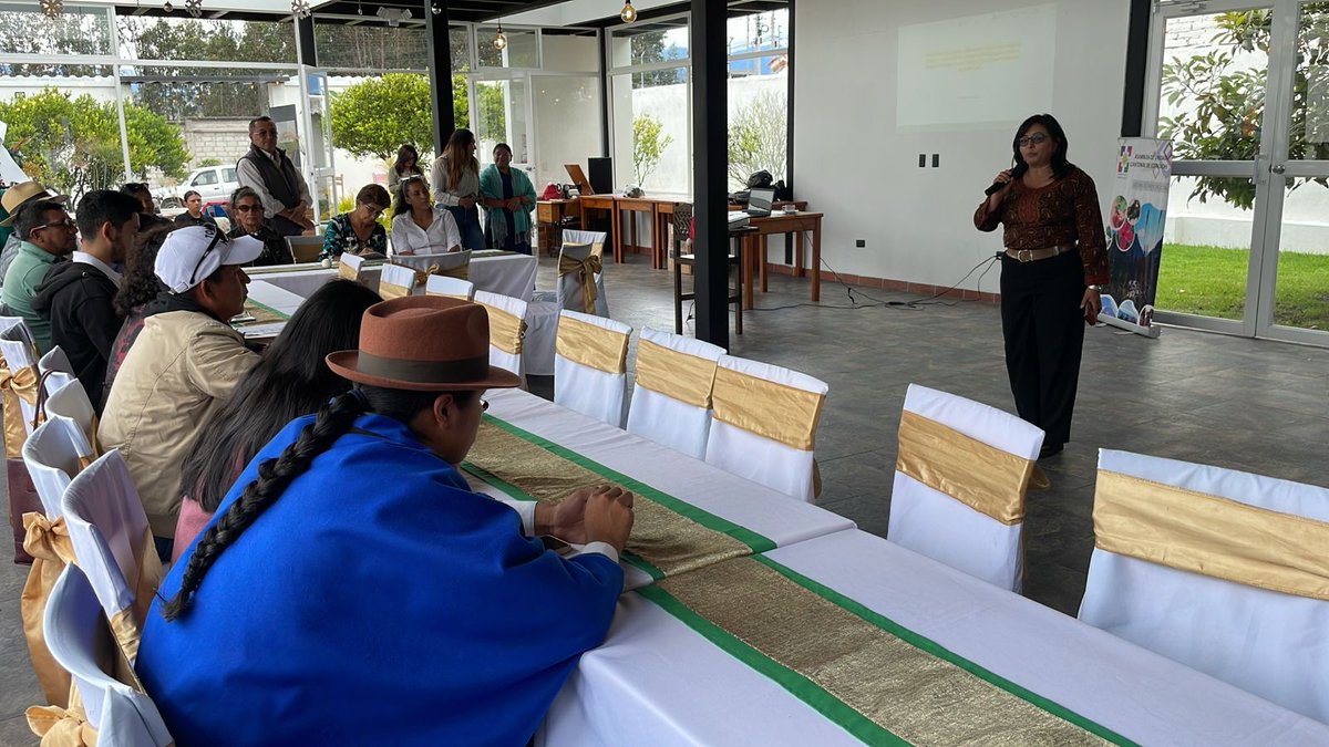 #Terranueva realiza la presentación a la Asamblea Cantonal de #Cotacachi del proyecto: Diseño y aplicación de políticas públicas locales para la implementación de un Modelo Económico Provincial, con apoyo de la Diputación de Barcelona en asocio con #Congope