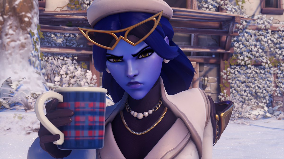 NixLupus31's tweet photo. Omg Widow has little stars on her cheeks in her new Winter skin🥹 https://t.co/47yueAUAwr