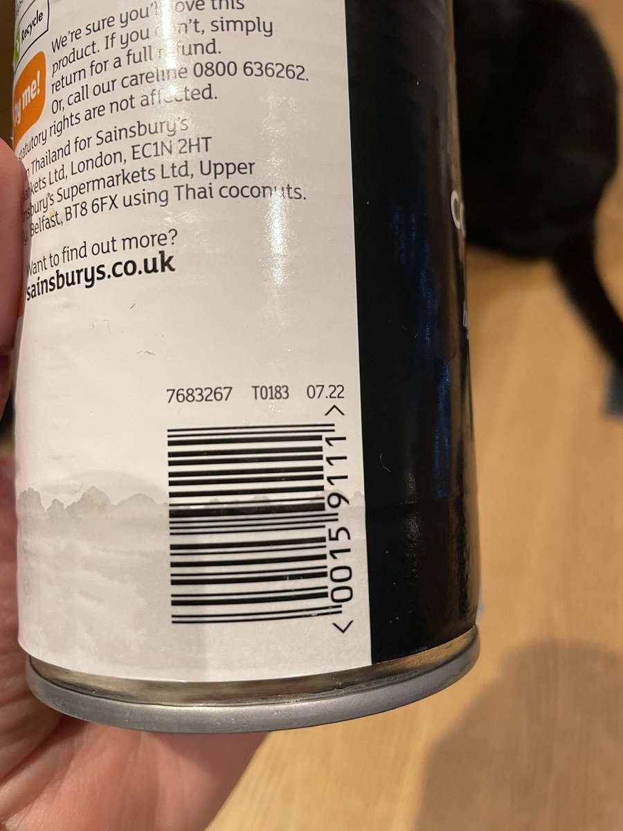 nicolabennett07's tweet photo. @sainsburys - I used a tin of coconut milk in a recipe and I had to throw it all away. When I poured the milk in the recipe it smelt off. It’s in date and can not damaged. Ended up wasting 5 large chicken breasts, a packet of pak choi and peppers. https://t.co/kBkVlXyNor
