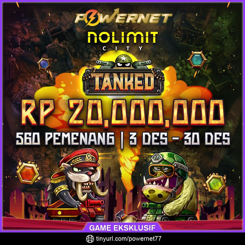 777Powernet's tweet photo. 777POWERNET Menghadirkan event "Tanked Cash Drop" yang Berlangsung mulai 3 Desember 2024 s/d 30 Desember 2025 Dengan total hadiah sebesar Rp 20.000.000!

🔗  https://t.co/r3py89ZjZR

#slotgacor #777Powernet #RTP https://t.co/dmHP4gd24G