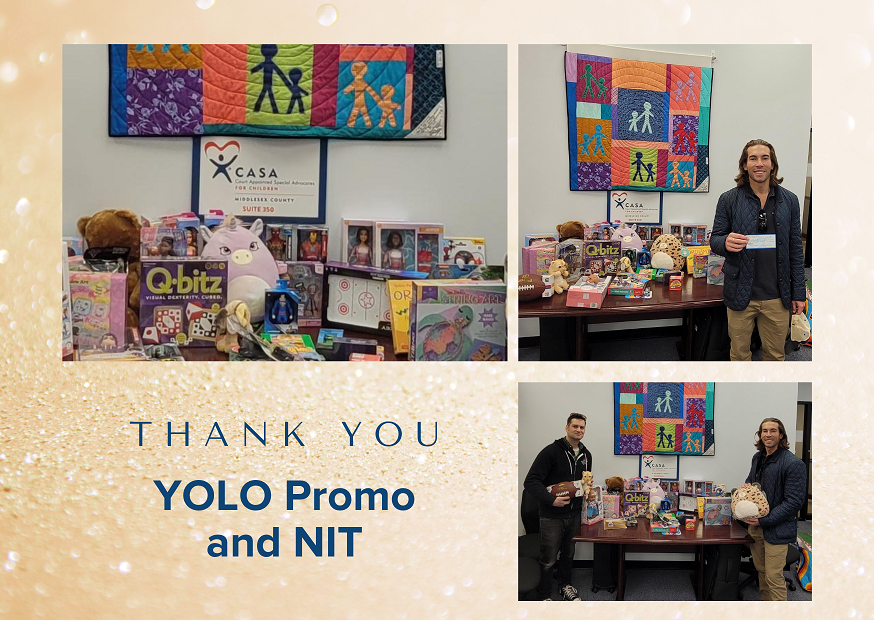 casaofmiddlesex's tweet photo. A huge shout out to Mike @YoloPromo_  for collecting toy donations for CASA of Middlesex.

Thank you, Luis Diaz from Network Information Technologies for choosing CASA of Middlesex for your fundraising. Your very generous donation will help foster children throughout our county https://t.co/nhTz1JC06i