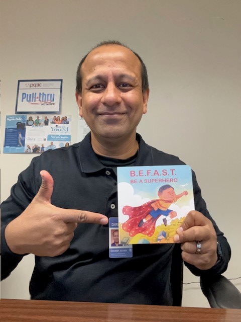 dahaleds1's tweet photo. Dr. Raj Narula - founder of the tele-neurology company Sevaro sought a creative way to raise awareness of stroke-like symptom recognition in society - through a children's book on #befast
What a great way to raise stroke symptom awareness!
#stroke https://t.co/jT3kRhHNUM