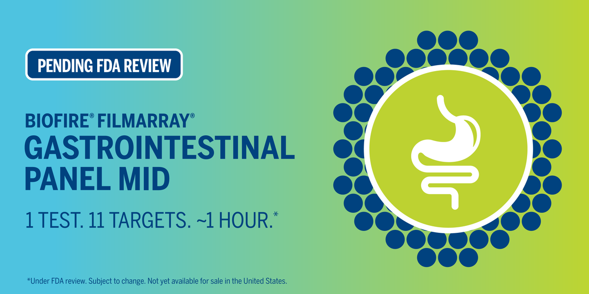 📢 bioMérieux has submitted the BIOFIRE® FILMARRAY® Gastrointestinal Panel Mid for review by the Food and Drug Administration (FDA)!