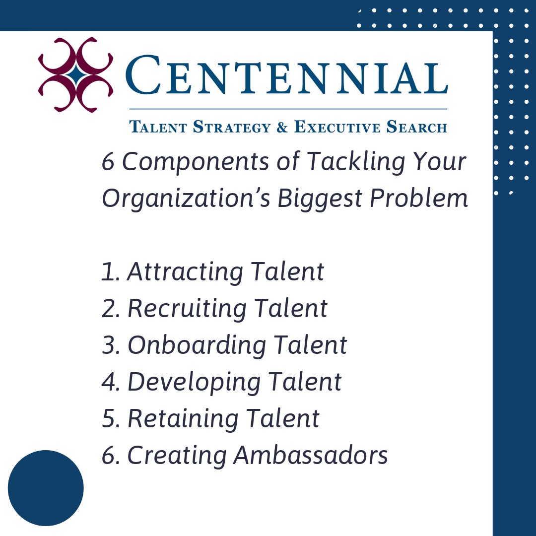 Here are 6 Components of tackling your organization’s biggest problem. bit.ly/2Ka0nF8