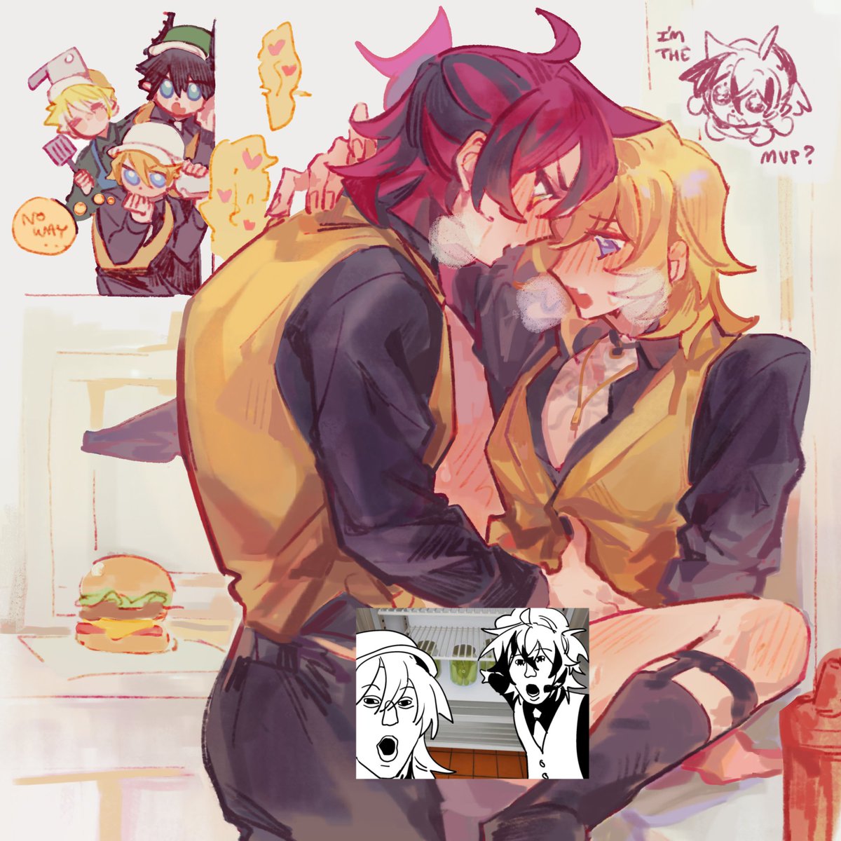soupachat's tweet photo. 🐣🦁

the MVP gets the foo© bonus! 🍔 https://t.co/NZ3DTIPj4J