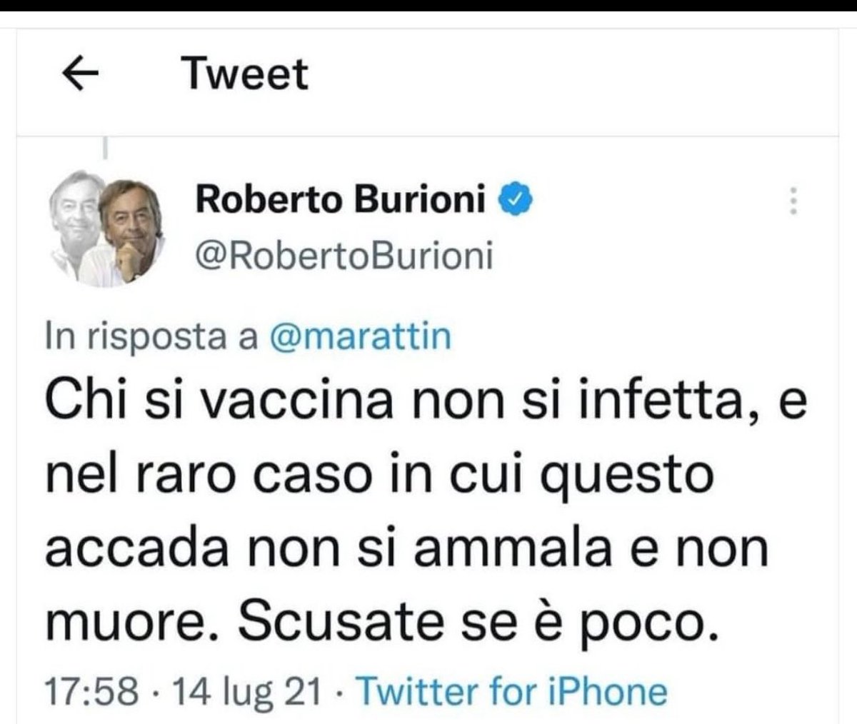 Quando parte l’indagine seria per questa affermazione ?