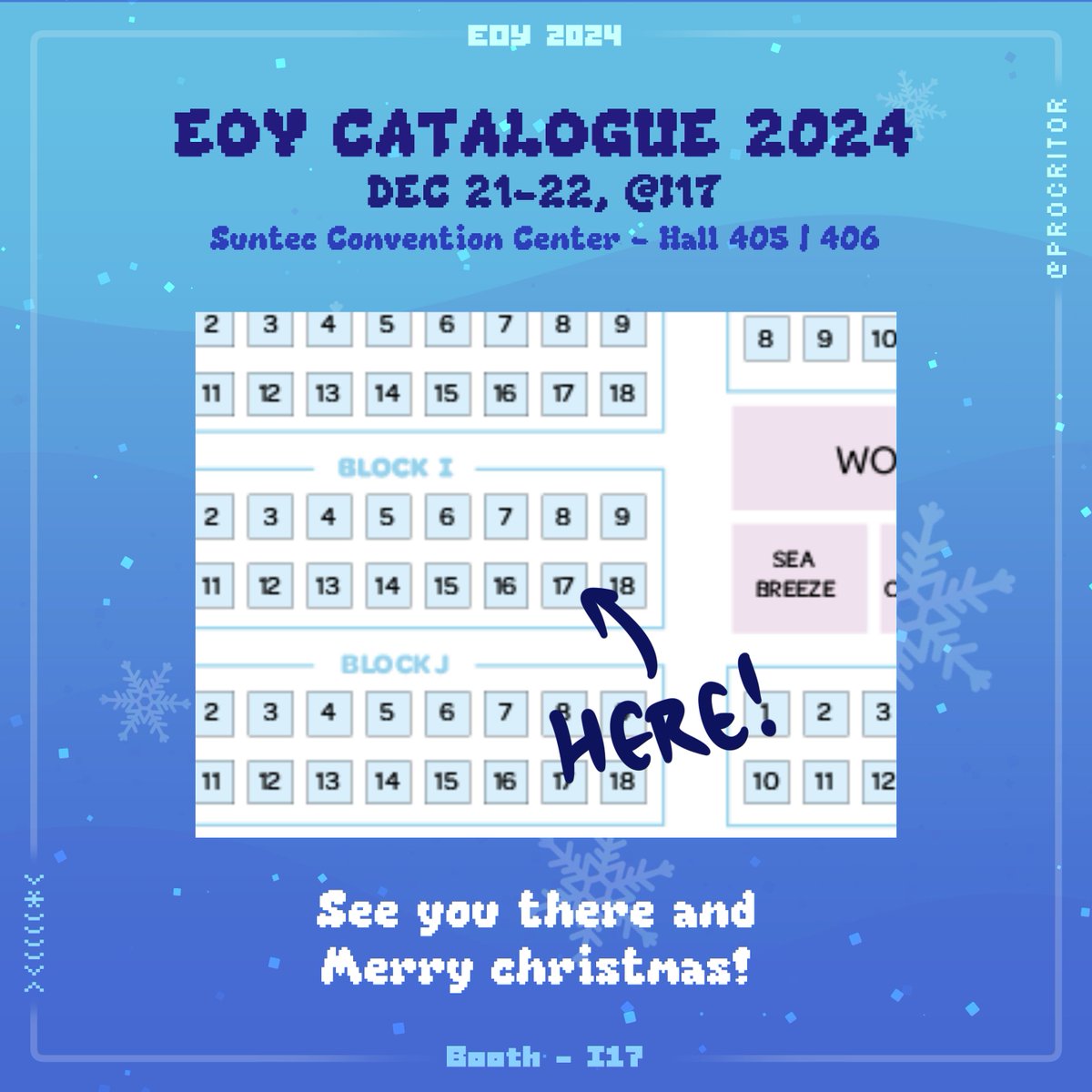 Procritor's tweet photo. Heya heres my catalogue!! I'll be at booth I17, see yall there!!!
1/3
#eoy2024 https://t.co/Oug61kYy8e
