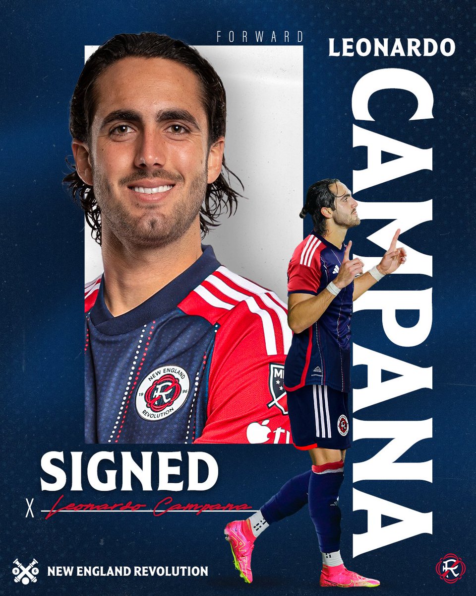 NERevolution's tweet photo. A new sound rings through New England🔔

¡Bienvenido, 𝑳𝒆𝒐𝒏𝒂𝒓𝒅𝒐 𝑪𝒂𝒎𝒑𝒂𝒏𝒂! 🇪🇨

#NERevs https://t.co/Bbo9mPqoXe