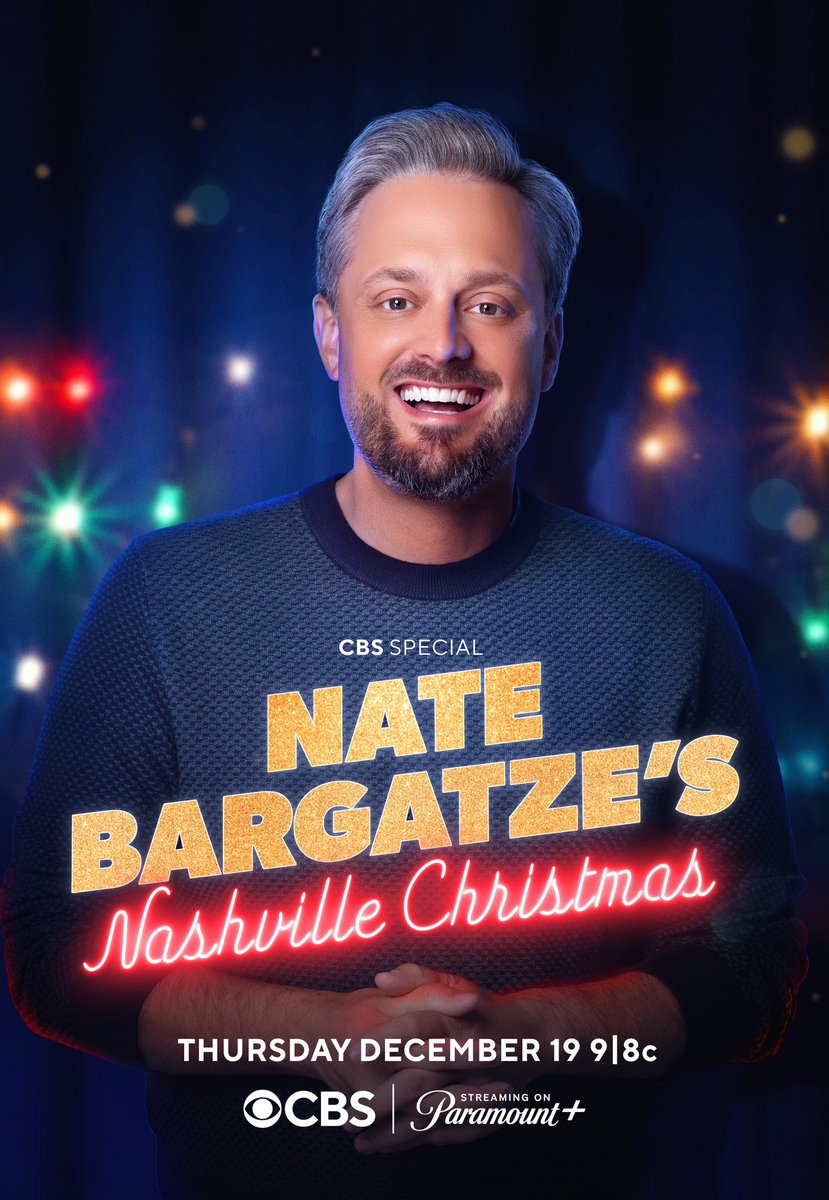 So much fun being a part of <a href="/natebargatze/">Nate Bargatze</a>’s Nashville Christmas special 🎄❤️ Tune in tonight at 9|8c on <a href="/CBS/">CBS</a> and <a href="/paramountplus/">Paramount+</a>!