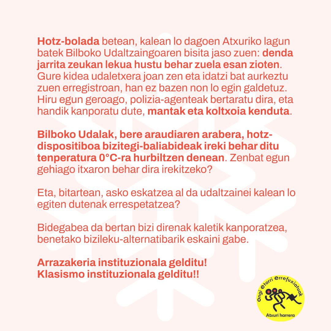 Ongi Etorri Errefuxiatuak Bizkaia (@oeebizkaia) on Twitter photo 