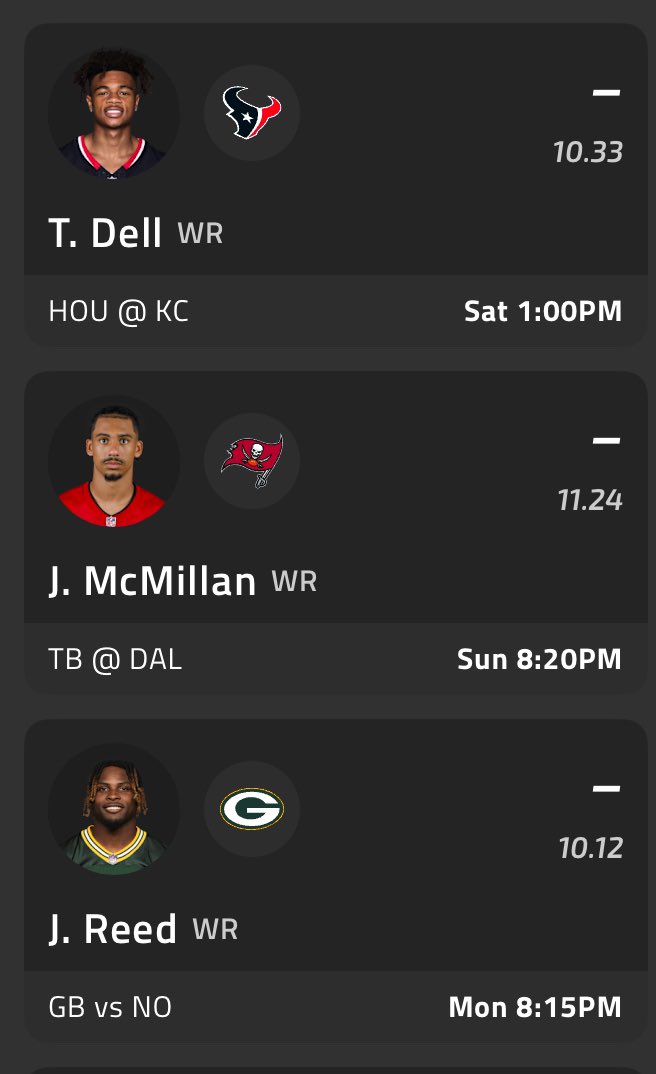 TucoArteaga's tweet photo. @FFLaboratory Who should I start??? https://t.co/mDqoX4YSf2