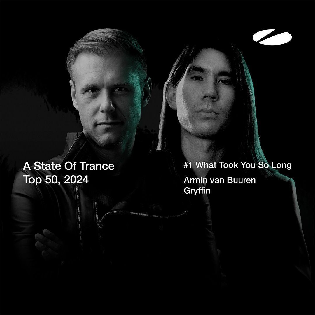 asot's tweet photo. We have reached the podium of the A State of Trance Top 50 2024, and the Tune of the Year goes to🥁... 'What Took You So Long' by Armin van Buuren and Gryffin! 👏 🏆 
What was YOUR n.1? Let us know below 💚 https://t.co/qesay0zWLC