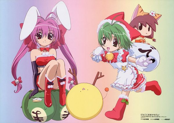 _di_gi_charat_'s tweet photo. feel stupid for not really posting more christmas stuff cause thats like a big thing with di gi charat https://t.co/EcZFtGzHDM