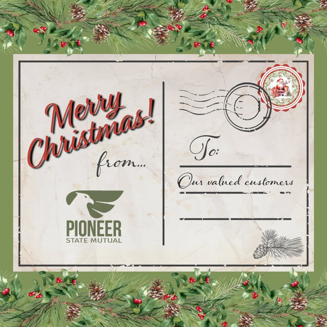 #MerryChristmas #insuringmichigan #pioneerstatemutual #insurance