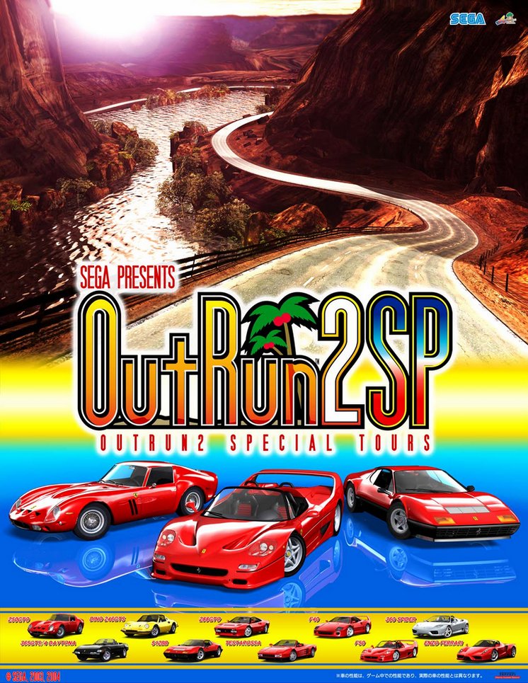 segaretrobr's tweet photo. Hoje é aniversário de 20 anos de OutRun 2 SP (ou OutRun 2 Special Tours), lançado em 21/12/2004 nos arcades! Ele é uma atualização de OutRun 2 com 15 novas pistas adicionais e 2 novos carros, além de outras mudanças.
#outrun2sp #outrun2 #outrun #arcade #sega #retro https://t.co/eCjCNuQtvf