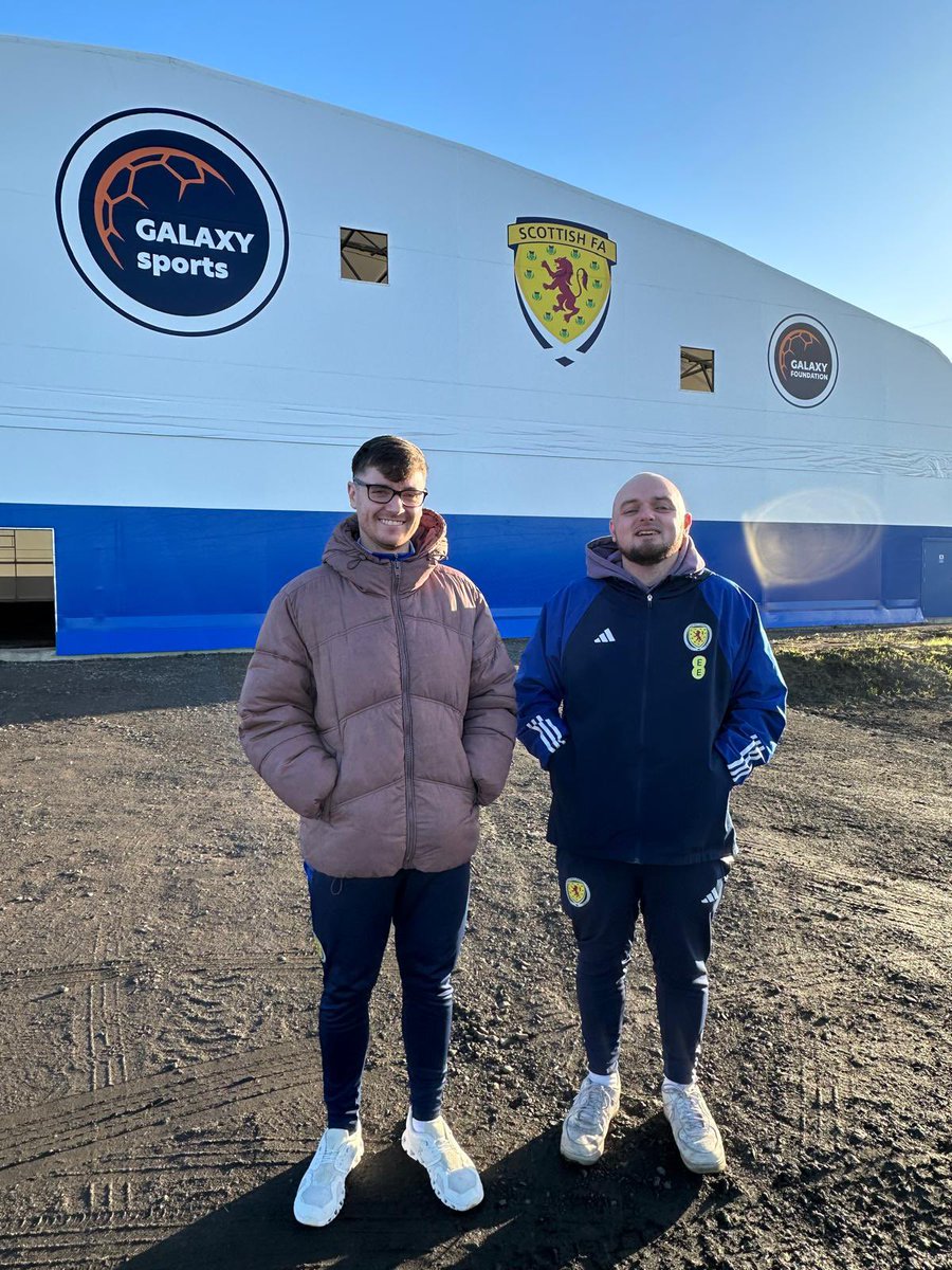 KrisWales7's tweet photo. Brilliant to get to @TheGalaxyFound1 at @LittleKerse to see the outside structure of their new indoor facility completed! Internal works begin in the new year and the first in its kind from our fund will showcase what can be achieved with investment #Communityfootballspaces https://t.co/IEmLI7VgOt