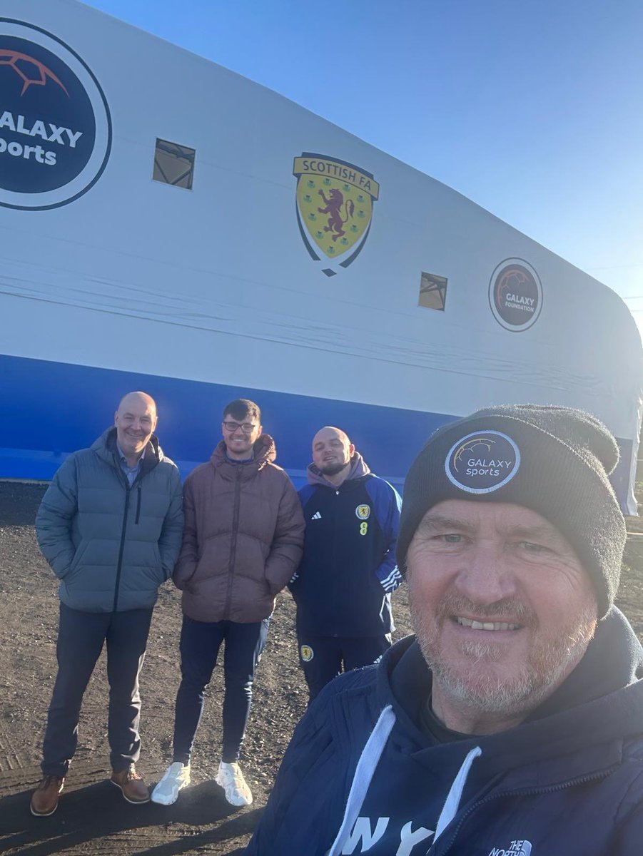 KrisWales7's tweet photo. Brilliant to get to @TheGalaxyFound1 at @LittleKerse to see the outside structure of their new indoor facility completed! Internal works begin in the new year and the first in its kind from our fund will showcase what can be achieved with investment #Communityfootballspaces https://t.co/IEmLI7VgOt