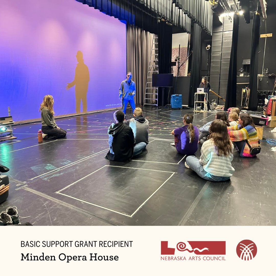 Every year, the Nebraska Cultural Endowment funds Basic Support Grants that are distributed by the Nebraska Arts Council. Grantee organizations receive funds for operations support. We’re proud to highlight @mindenopera, a BSG recipient in Minden.
