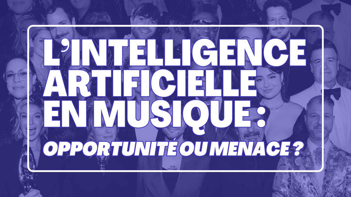 SOCANmusique's tweet photo. L’intelligence artificielle est le sujet de l'heure dans le monde musical. Mais qu'en pensent les principaux intéressés: ceux et celles qui fabriquent la musique avec leurs âmes et leur intelligence bien humaine?

https://t.co/lx2viArwhy https://t.co/O6uFmyO3Ok