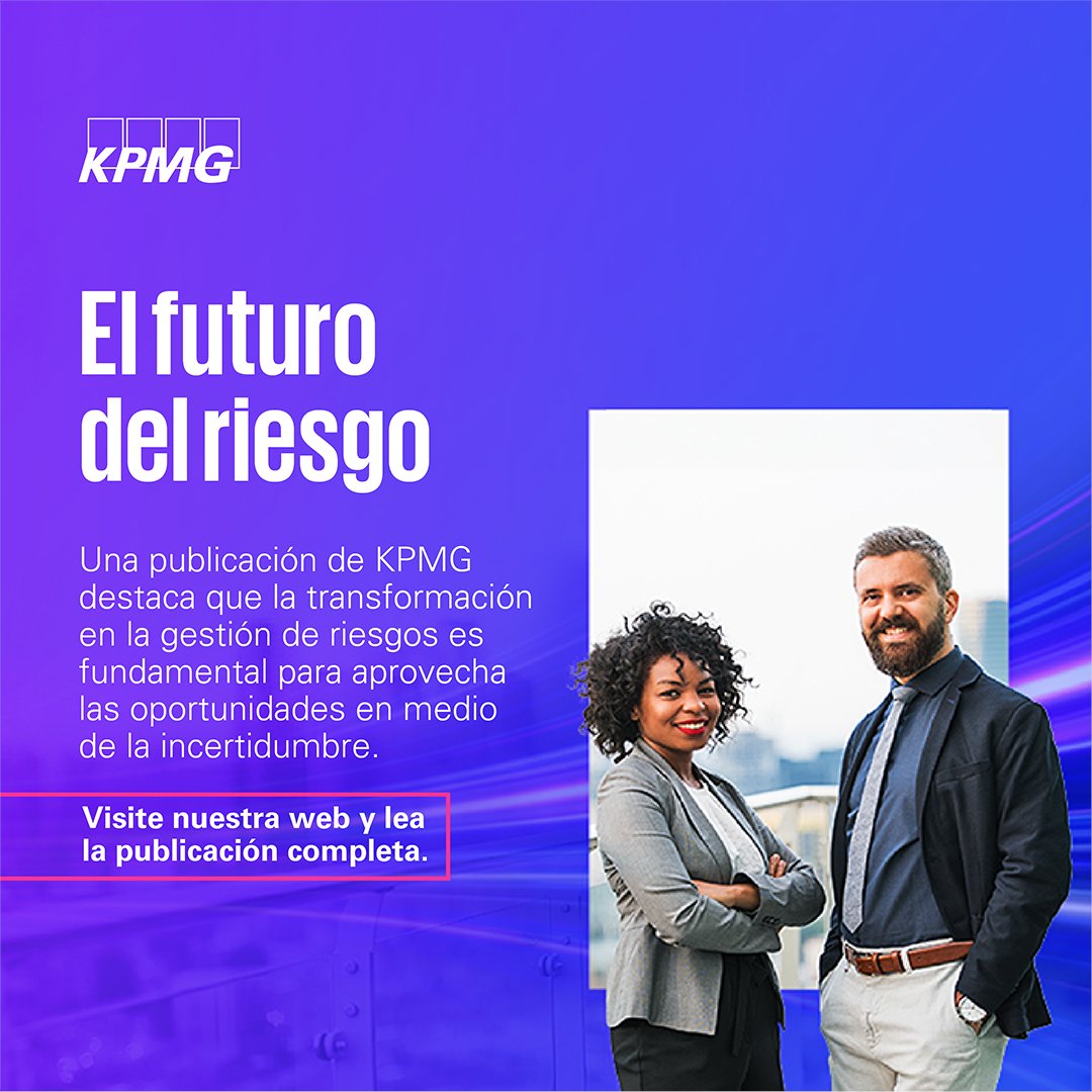 KPMGenPeru's tweet photo. La transformación en la gestión de riesgos es clave para aprovechar oportunidades en tiempos inciertos, según el estudio 'El futuro del riesgo' de KPMG. Empleando la inteligencia artificial puede agregar valor y facilitar decisiones más acertadas.

🔗https://t.co/KwpTT5Ewq6 https://t.co/R8DQhLeHlA
