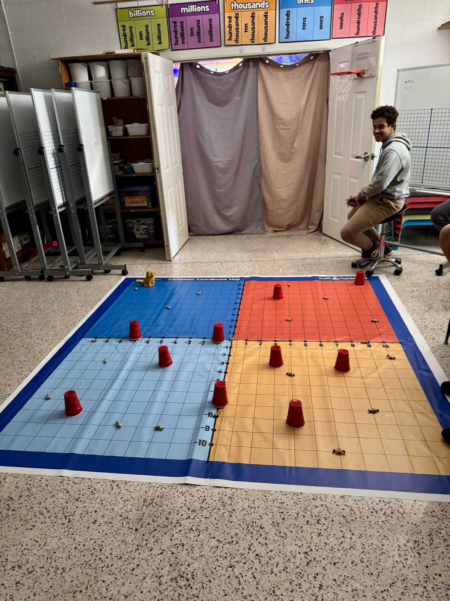 BensonVoss's tweet image. We can’t be accused of not doing math up until the last days before winter break! Today we completed projects and then played a life size game of Battleship! Our kids loved it so we will be playing again tomorrow! #engagement #BIGMaTH #coordinates