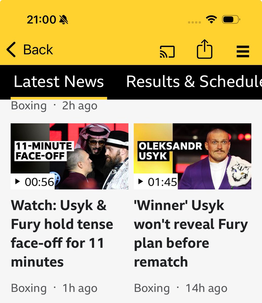 Rand_Flagg's tweet photo. I think @BBCSport might not be telling the truth - if it’s 11minutes they want me to watch, why is the video less than a minute long 😀 https://t.co/bAtzaiFBnI